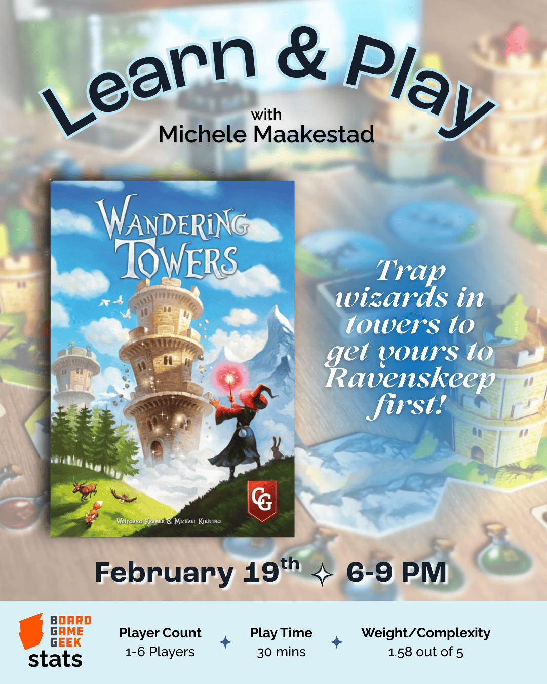 Wandering Towers Learn to Play small